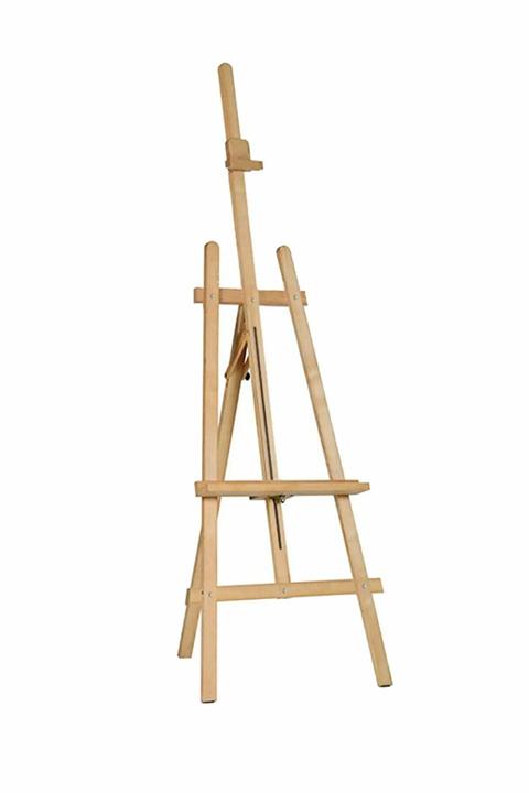 LiliaHome Çam Şövaleahşap Resim Şövalesi, Ressam Sehpası, 175 cm Ayarlanabilir Yükseklik, Hakiki Çam Ağacı