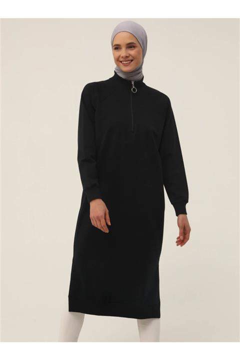 Refka Kadın Fermuar Detaylı Sweatshirt