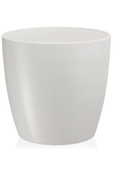 SERİNOVA Yakut Çiçek Saksısı Beyaz 22 Litre