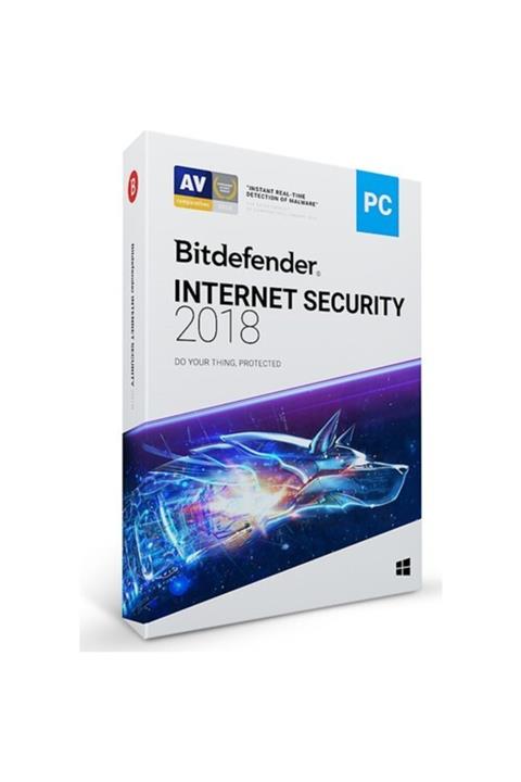 BITDEFENDER Internet Security 2018 1 Kullanıcı 1 Yıl