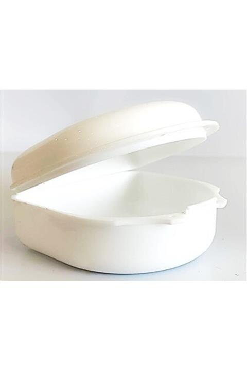 POLYWAX Küçük Boy - Beyaz Diş Protez Kutusu 2 Adet -