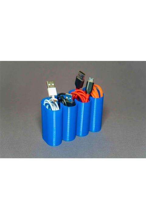 AldımGeldi Kablo Organizatörü Toplayıcı Tutucu Askısı Standı Aparatı 1 Adet