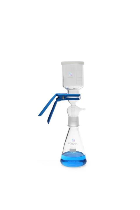 Borosil Cam Akm Vakum Filtrasyon Süzme Seti 500 ml - 100% Ikat - Filtre Boyutu:47ml - 1 Set/paket