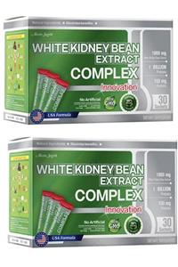 White Kidney Bean Extact Complex White Kidney Bean Beyaz Fasülye Ekstratı 30 Şase X 2 Kutu
