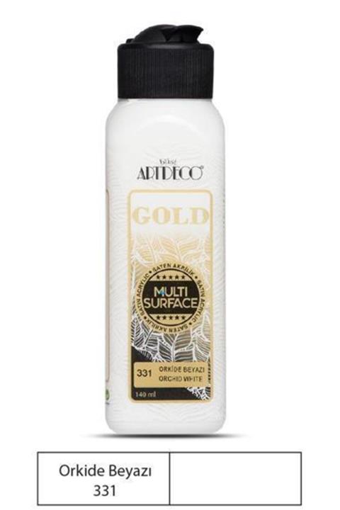 Artdeco Gold Multi Surface Akrilik Boya 140 ml. 331 ORKİDE BEYAZI