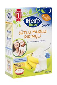 Hero Baby Sütlü Muzlu Pirinçli Ek Besin 200 gr Kavanoz Maması