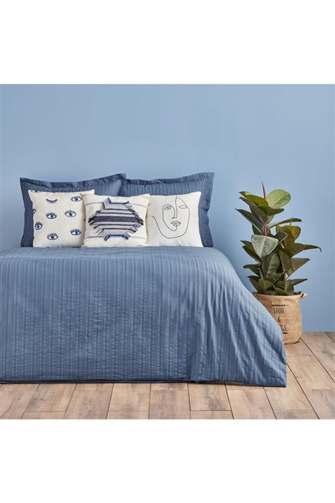 Bella Maison Arno Çift Kişilik Nevresim Denim 200x220 Cm