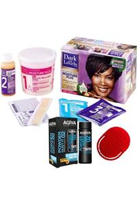 Dark & Lovely Dark And Lovely Super Kalıcı Saç Düzleştirici Krem Seti + Agiva Pudra Wax 02 Sert Tutuş