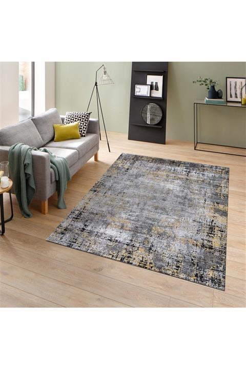 Estiva Home Modern Dokuma Sarı Oda Halısı South 0163ea