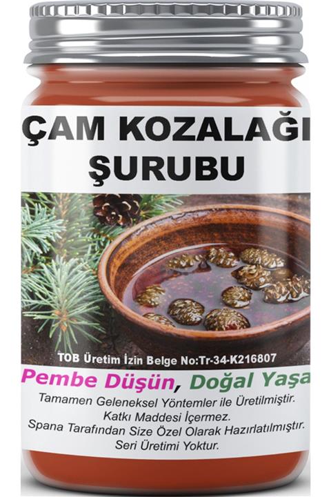 SPANA Çam Kozalağı Şurubu Ev Yapımı Katkısız 330gr
