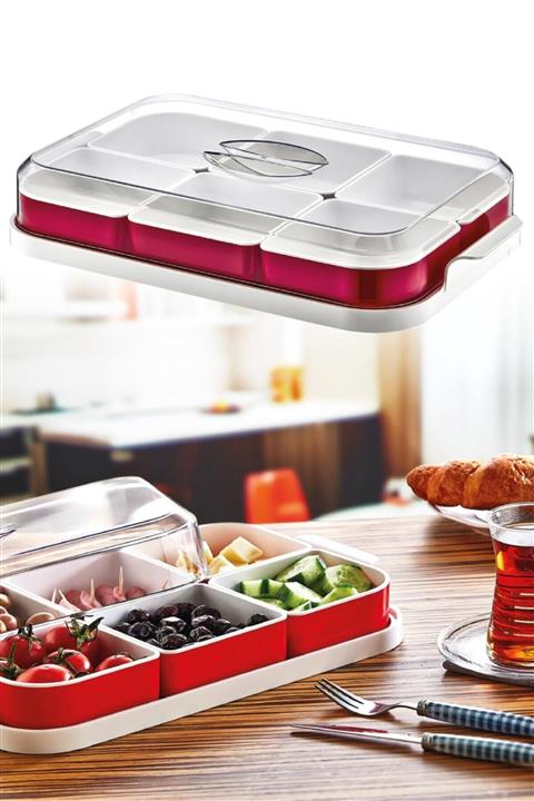 Meleni Home Kahvaltılık Seti 6 Parça Kapaklı Set