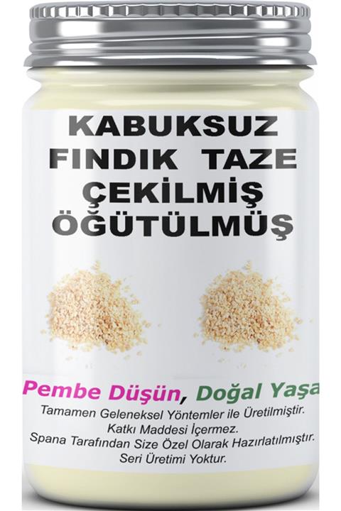 SPANA Ev Yapımı Katkısız Kabuksuz Fındık Taze Çekilmiş Öğütülmüş  125gr