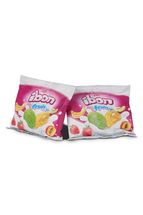 Elvan Ibon Sütlü Meyveli Şeker 300 gr. 2 'li Paket