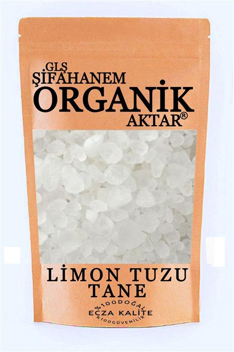 GLŞ ŞİFAHANEM ORGANİK AKTAR Tane Saf Limon Tuzu 250 gr