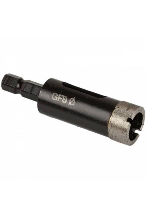 GFB Hex Matkap Girişli Elmaslı Granit Mermer Delici Panç 12 mm