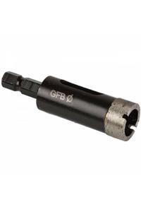 GFB Hex Matkap Girişli Elmaslı Granit Mermer Delici Panç 12 mm