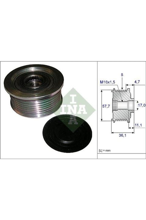 ÖZGÜÇYEDEK Alternator Rulmanı Dodge Ram 2500 0209