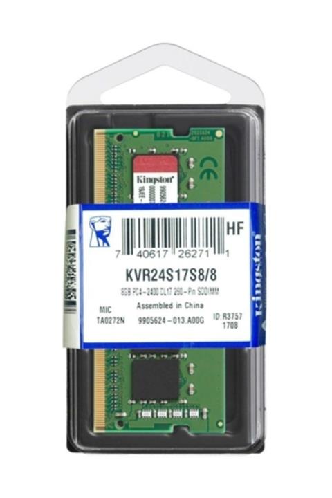 Kingston Ntb 8gb 2400mhz Ddr4 Kvr24s17s8/8
