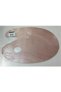 Monart Ahşap Oval Palet 25 X 36 cm X 3 mm