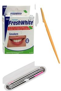 Freshmaker Freshwhite Diş Beyazlatıcı Bakım Tozu Smokers+kaş Usturası+ Izla Siyah Nokta Temizleyici