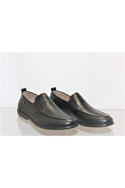 WINSSTO 542-1 Erkek Günlük Comfort Deri Ayakkabı Siyah