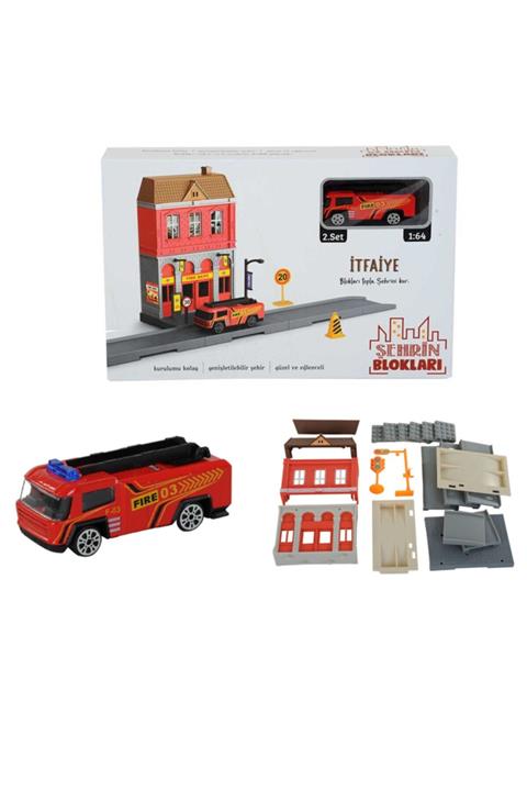 Birlik Oyuncak Şehrin Blokları Itfaiye Set No768-2