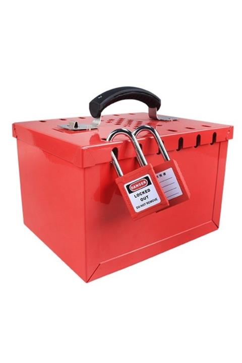 Locksan Taşınabilir Çok Amaçlı Çelik Güvenlik Kilitleme Kutusu