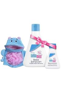 Sebamed Baby Yenidoğan Şampuanı 250 ml + 20 ml ( Seyahat Boy ) + Banyo Lifi Hipopotam