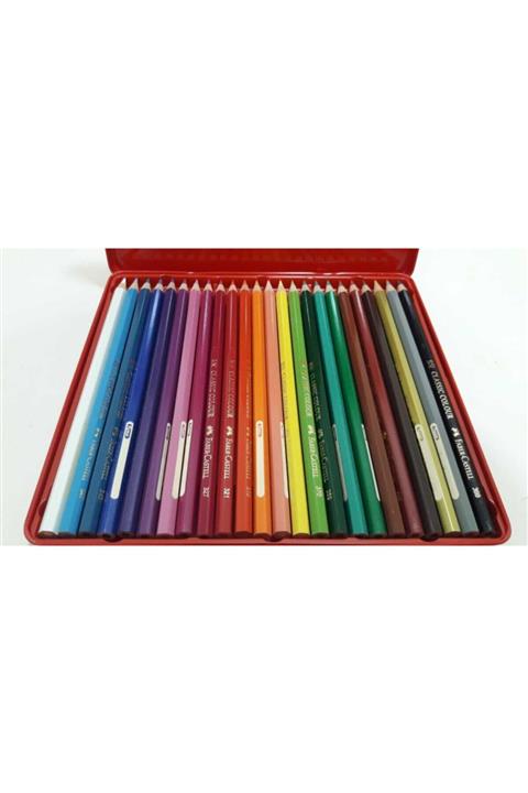 Faber Castell Faber- Castell 24'lü Teneke Kutu