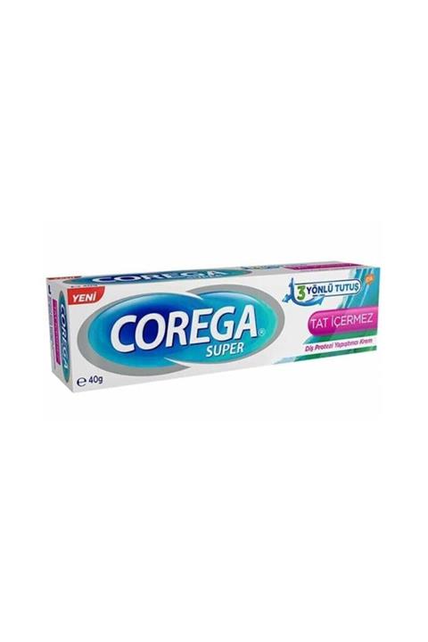 Corega Super Diş Protezi Yapıştırıcı Tat Içermez Krem 40 Gr
