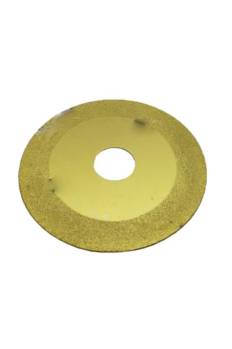 Yıldırım Sarı Elmas Disk Kesici 115 mm Cam Elmas Kaplı Kesme Disk Fayans Seramik Kesme