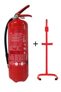 Valentino 6kg Valentıno Yangın Tüpü Ve C Tipi Sehpa 2li Set