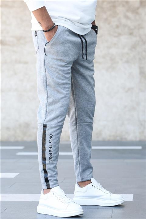 Madmext Baskılı Gri Eşofman 4213