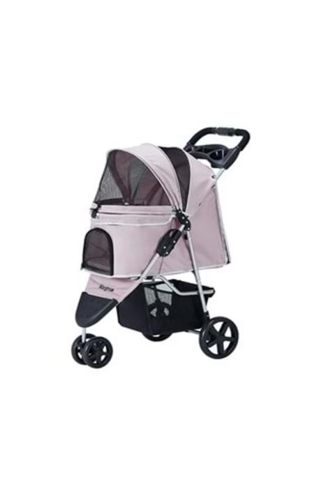 Zampa Triboro Kedi & Köpek Arabası Pembe, 45x80x90cm