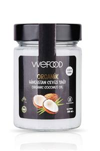 Wefood Organik Hindistan Cevizi Yağı 300 ml (Soğuk Sıkım)