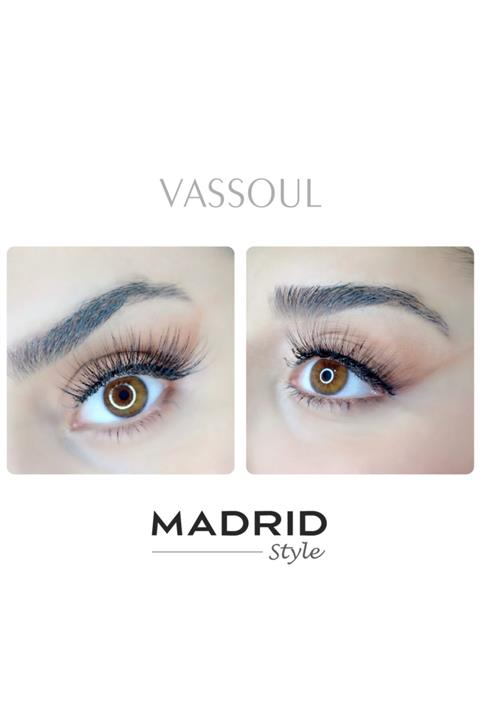 Vassoul Madrid Takma Ipek Kirpik 100% Handmade Of Premium Korea