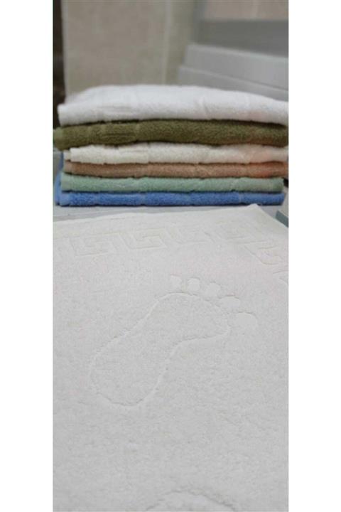 Nefirm Tekstil Talia Serisi Beyaz Ayak Havlusu 50x70