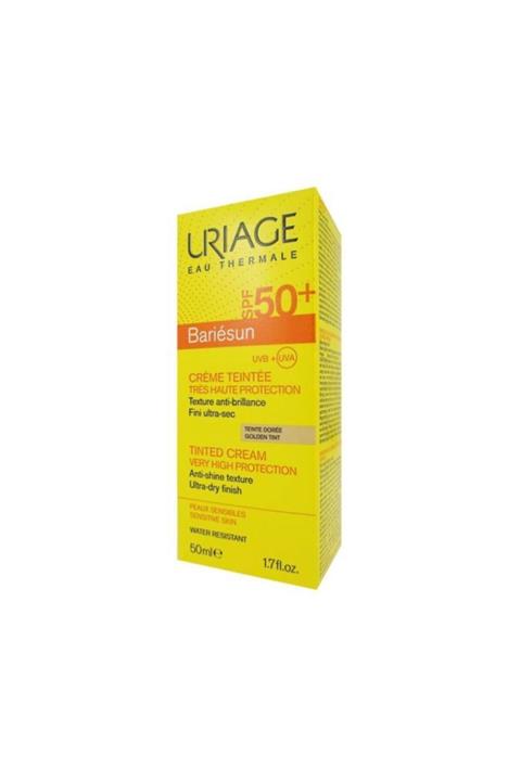 Uriage Urıage Bariesun Spf50+ Tinted Cream Golden Tint 50 ml - Koyu Ton