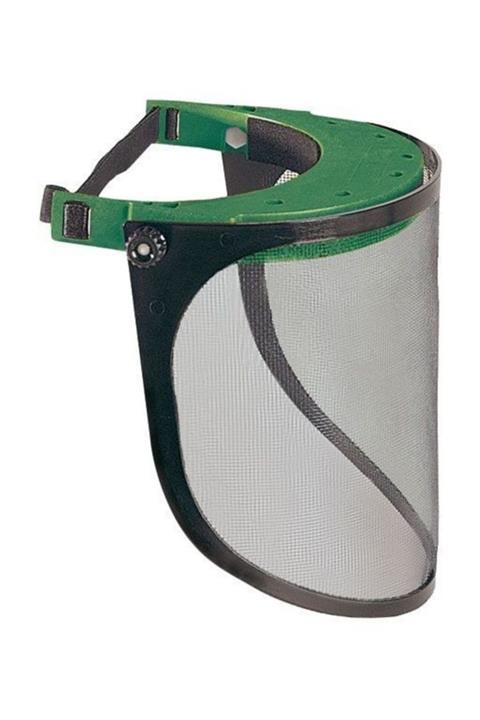 Veta Motorlu Tırpan Telli Yüz Koruma Siperliği Lastikli Koruyucu Siperlik