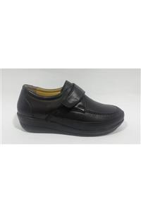 SDF SHOES Kadın Siyah Ortopedik Ayakkabı