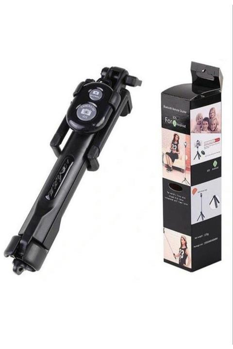 Brandshoppingtr Bluetooth Selfie Çubuğu Kumandalı Uzayabilir Kablosuz Tripodlu Özçekim Çubuğu