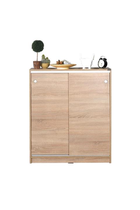 Adore Mobilya Diamond 5 Raflı Sürgülü Dolap ADR-322-SS-1 Sonoma