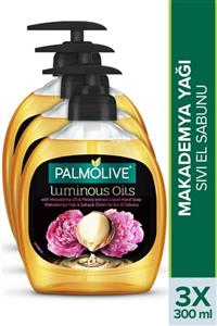 Palmolive Luminous Oils Macademia Sıvı Sabun 300 ml x 3 Adet