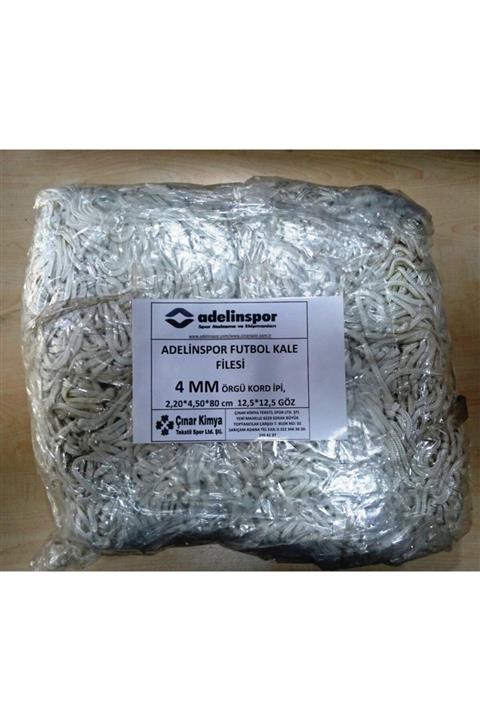 adelinspor Futbol Kale Filesi 4 mm Kord İpi 4,50*2,20*0,8 m