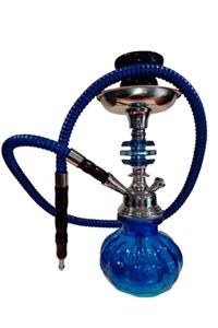 Camp & Shisha Mavi Mini Hediyelik Nargile Takımı (kutulu-sıfır)