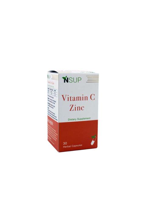 NSUP Vitamin C 800 Mg ve Çinko 15mg 30 Vegeteryan Kapsül