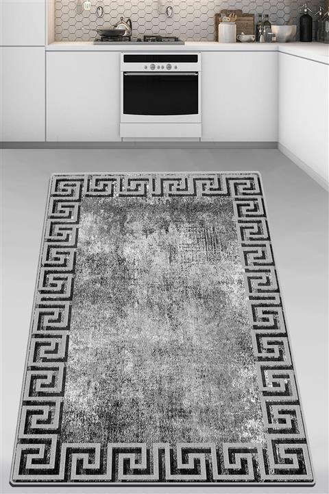 Chilai Home Laberinto Mutfak Halısı Djt Makinede Yıkanabilir Kaymaz Tabanlı Mutfak Halısı