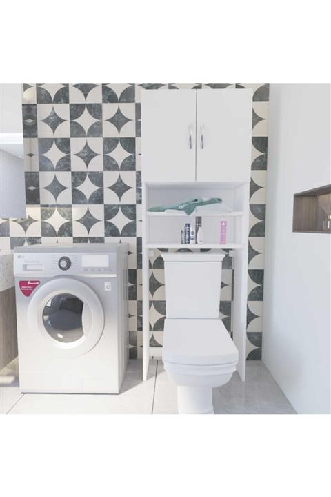 Dienni Bafra Iki Kapaklı Tek Raflı Çok Amaçlı Dolap