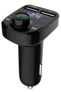 NOYİSKA Ford Transit Connect Uyumlu Bluetooth Fm Transmitter Araç Çakmaklık Şarj Soketi Müzik Kiti