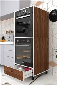 Kenzlife fırın dolabı naime cvz 145*60*56 mutfak çekmeceli ayaklı banyo kiler ofis